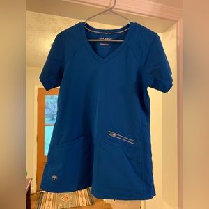 Purple Label Healing Hands scrub top